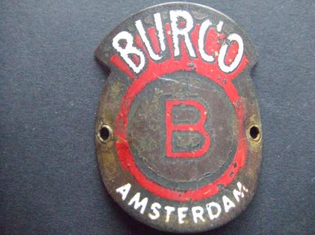 Burco rijwielfabriek Amsterdam balhoofdplaatje 3